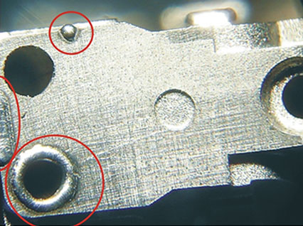 <a href='http://www.gzhupo.com/product/3.htm' class='text_a'>模具激光焊機(jī)</a>修復(fù)模具效果